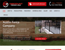 Tablet Screenshot of discountfenceusa.com